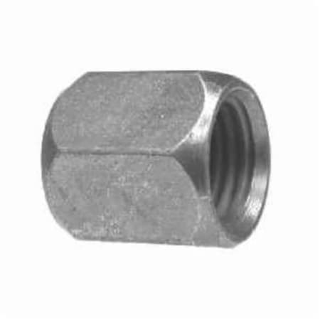Midland Industries Cap, 114 x 1111612 Nominal, Tube x ORFS End Style, Steel FSO304C20